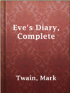 Imagen de portada para Eve's Diary, Complete